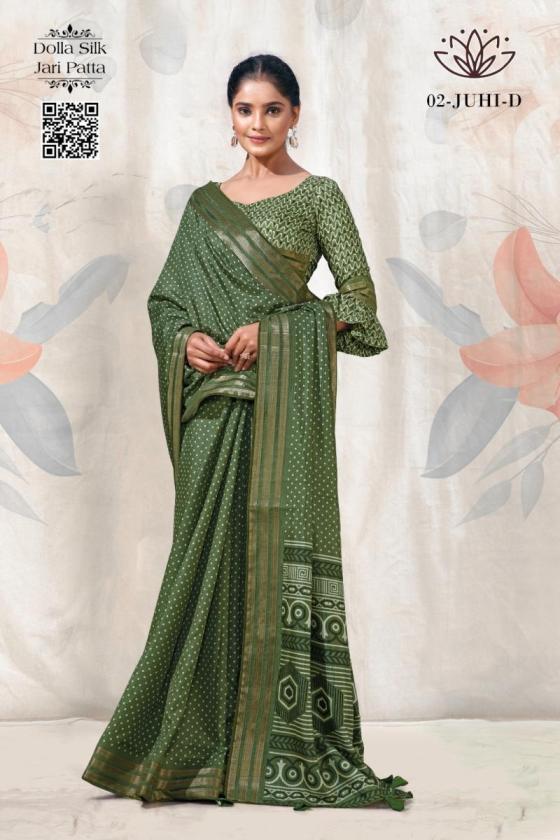 KALPATRU-FASHION-JUHI-2-DOLLA-SILK-WITH-JARI-PATTA-BANDHEJ-PRINT-WITH-MATCHING-BLOUSE-SAREE-CATALOGUE-3