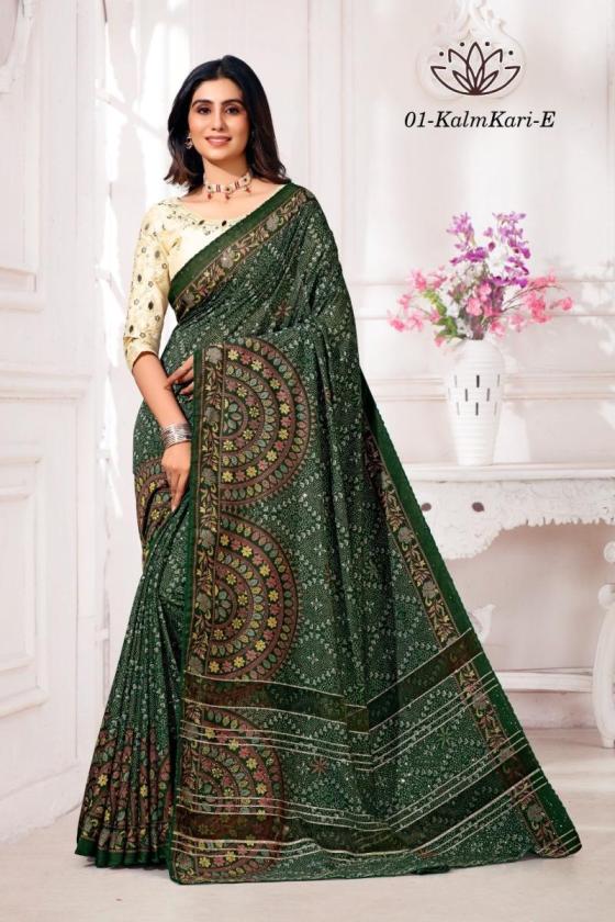 KALPATRU-FASHION-KALMKARI-1-SOFT-MUSLIN-BEAUTIFUL-AJRAK-PRINT-DESIGN-BANDHEJ-PETERN-AND-MIRROR-WORK-BLOUSE-SAREE-CATALOGUE-6