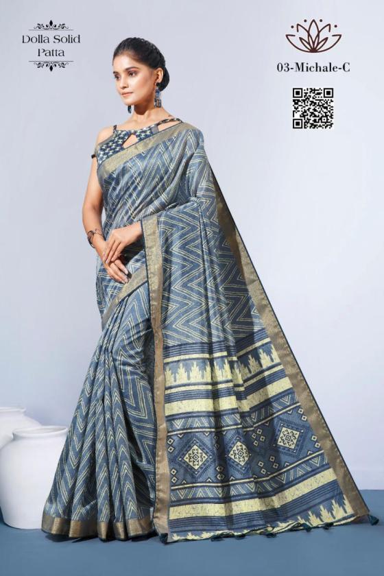 KALPATRU-FASHION-MICHALE-3-DOLLA-SOLID-PATTA-BATIK-PRINT-DESIGN-BEAUTFUL-SAREE-CATALOGUE-3