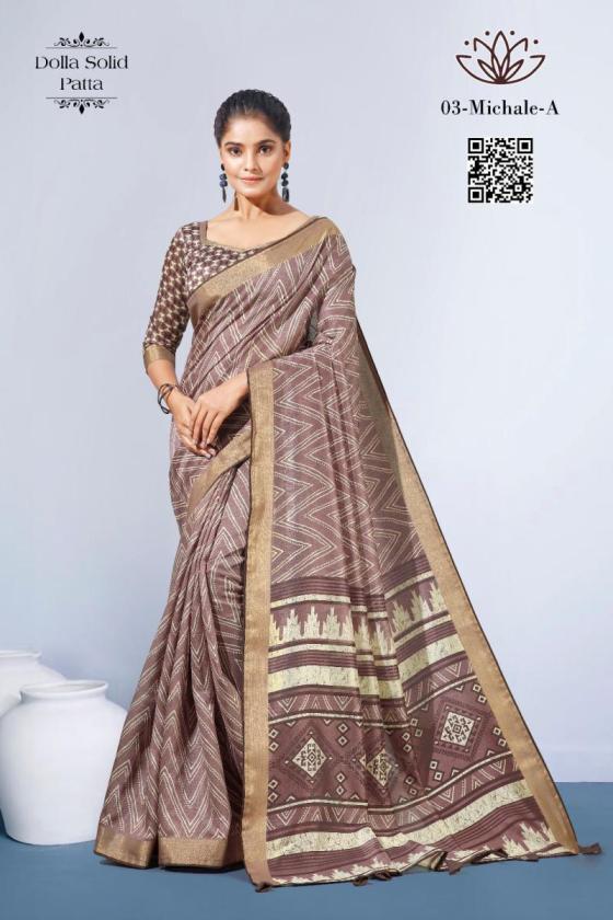 KALPATRU-FASHION-MICHALE-3-DOLLA-SOLID-SAREE-WITH-LEHRIYA-PRINT-WITH-JACQAURD-BORDER-SAREE-CATALOGUE-6