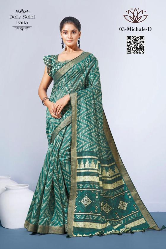 KALPATRU-FASHION-MICHALE-3-DOLLA-SOLID-WITH-LEHRIYA-PRINT-WITH-JACQAURD-BORDER-SAREE-CATALOGUE-3