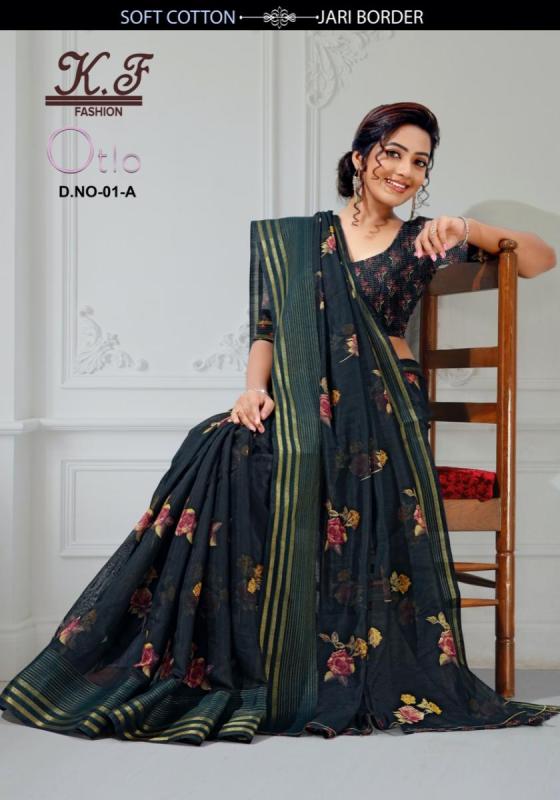 KALPATRU-FASHION-OTLO-1-SPUN-COTTON-FLOWER-PRINT-WITH-MATCHING-BLOUSE-SAREE-CATALOGUE-8