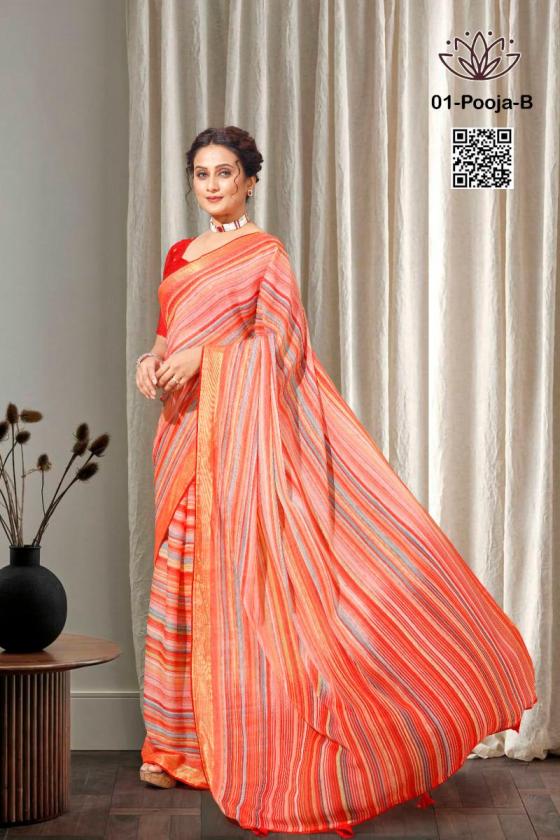 KALPATRU-FASHION-POOJA-1-MALBARI-CHIFFON-BEAUTIFUL-PRINT-DESIGN-WITH-JARI-LINING-WITH-MATCHING-BUTTI-BLOUSE-SAREE-CATALOGUE-3