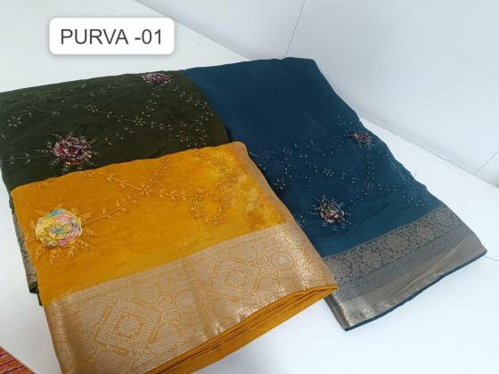 KALPATRU-FASHION-PURVA-1-ORGANZA-PECH-WORK-BEAUTIFUL-DESIGN-WITH-PALLU-JAQCUARD-BORDER-DESIGN-WITH-PRINT-BLOUSE-SAREE-CATALOGUE-1