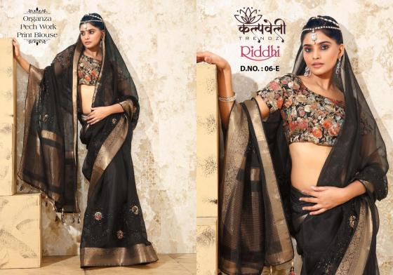 KALPATRU-FASHION-RIDDHI-6-ORGANZA-SILK-PECH-WORK-DESIGN-WITH-PRINT-BLOUSE-SAREE-CATALOGUE-3