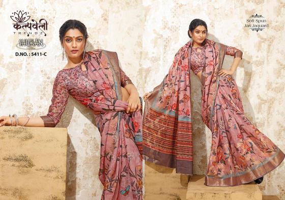 KALPATRU-FASHION-SHUKAN-5411-SOFT-SPUN-JACQUARD-BEAUTIFUL-DIGITAL-PRINT-WITH-DIGITAL-BEAUTIFUL-BLOUSE-SAREE-CATALOGUE-1