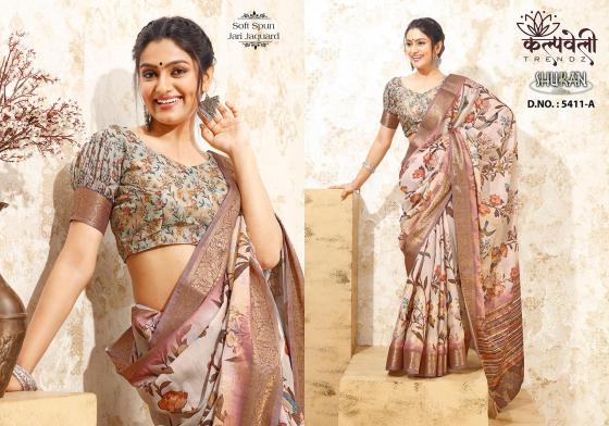 KALPATRU-FASHION-SHUKAN-5411-SOFT-SPUN-JACQUARD-BEAUTIFUL-DIGITAL-PRINT-WITH-DIGITAL-BEAUTIFUL-BLOUSE-SAREE-CATALOGUE-3