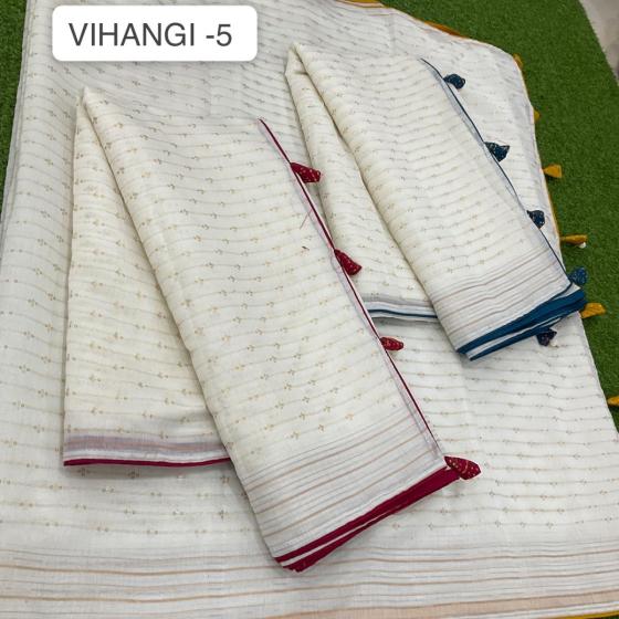 KALPATRU-FASHION-VIHANGI-5-SOFT-COTTON-SEQUENCE-LINING-DESIGN-IN-SPECIAL-WHITE-WITH-CONTRAST-MATCHING-WORK-BLOUSE-SAREE-CATALOGUE-2