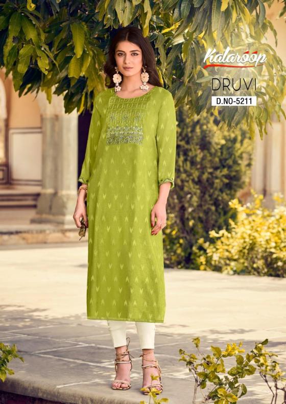 KALROOP-BY-KAJREEFASHION-DHRUVI-HANCY-HEAVY-FABRIC-WITH-EMBROIDERY-WORK-KURTI-SET-CATALOGUE-1