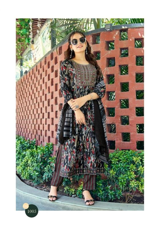 KANKARIYA-BROTHERS-MYSTIC-9-BLACK-BEAUTY-HEAVY-PREMIUM-BLACK-REYON-FOIL-PRINT-FABRIC-NYRA-STITCHED-WITH-EMBROIDERY-ON-NECK-BEUTIFUL-KURTI-PANT-DUPATTA-CATALOGUE-6