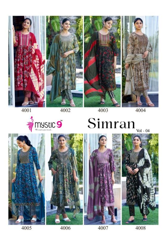 KANKARIYA-BROTHERS-MYSTIC9-SIMRAN-VOL-4-HEAVY-PREMIUM-REYON-FOIL-PRINT-FABRIC-STITCHED-IN-1