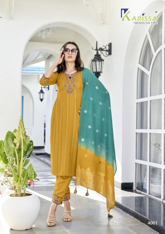 KARISSA-OPEN-VOL-4-LIVA-PREMIUM-PURE-VISCOSE-RAYON-WEAVING-PATTERN-THREAD-WORK-WITH-HANDWORK-TOP-PANT-DUPATTA-CATALOGUE-1