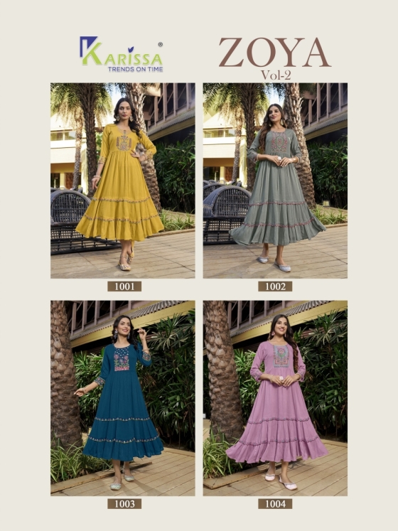 KARISSA-ZOYA-VOL-2-PREMIUM-RATON-CRUSH-WITH-A-LINE-GHERA-THREAD-WORK-WITH-HAND-WORK-KURTI-CATALOGUE-11