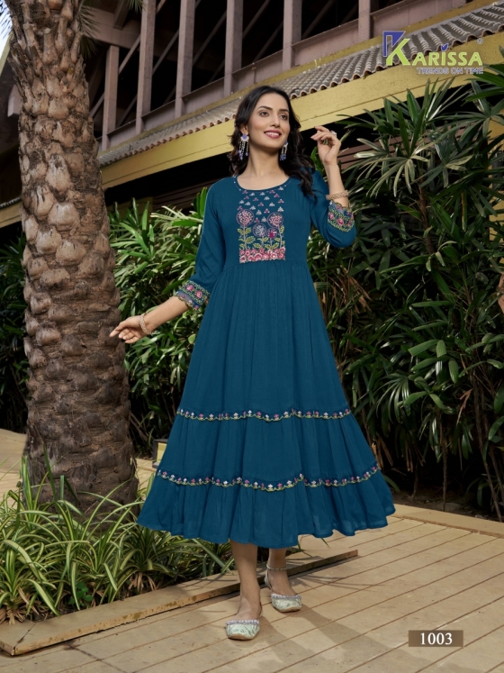 KARISSA-ZOYA-VOL-2-PREMIUM-RATON-CRUSH-WITH-A-LINE-GHERA-THREAD-WORK-WITH-HAND-WORK-KURTI-CATALOGUE-4