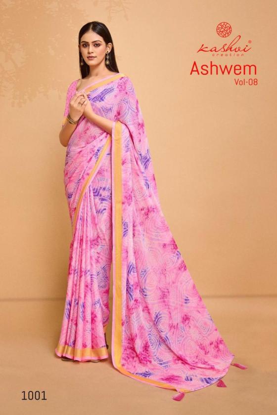 KASHVI-CREATION-ASWEM-VOL-8-DULL-MOSS-VISCOSE-BORDER-8-PCS-BEAUTIFUL-SAREE-CATALOGUE-4