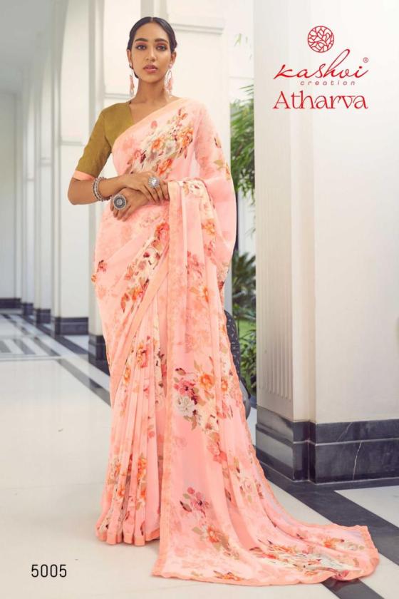 KASHVI-CREATION-ATHARVA-WEIGHTLESS-BEAUTIFUL-8-PCS-SAREE-CATALOGUE-1