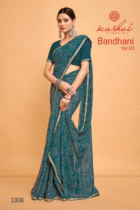 KASHVI-CREATION-BANDHANI-VOL-3-8-PCS-BEAUTIFUL-MAJOR-GEORGETTE-SAREE-CATALOGUE-8