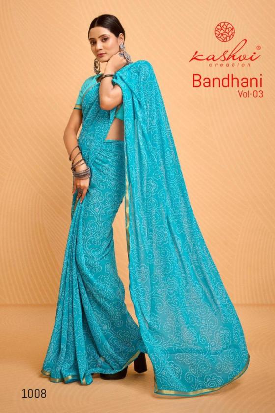 KASHVI-CREATION-BANDHANI-VOL-3-8-PCS-BEAUTIFUL-MAJOR-GEORGETTE-SAREE-CATALOGUE-9