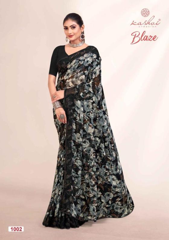 KASHVI-CREATION-BLAZE-PURE-GEORGETTE-WITH-SWAROVSKI-LACE-BEAUTIFUL-SAREE-CATALOGUE-1