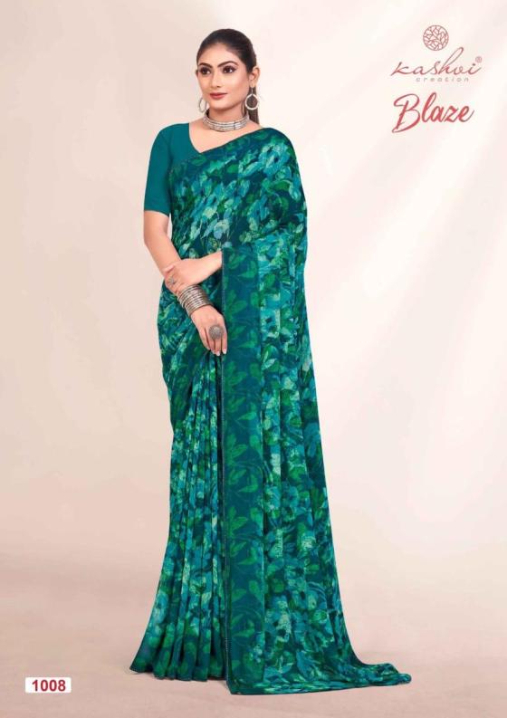 KASHVI-CREATION-BLAZE-PURE-GEORGETTE-WITH-SWAROVSKI-LACE-BEAUTIFUL-SAREE-CATALOGUE-2