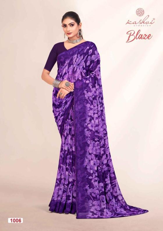 KASHVI-CREATION-BLAZE-PURE-GEORGETTE-WITH-SWAROVSKI-LACE-BEAUTIFUL-SAREE-CATALOGUE-4