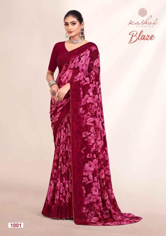 KASHVI-CREATION-BLAZE-PURE-GEORGETTE-WITH-SWAROVSKI-LACE-BEAUTIFUL-SAREE-CATALOGUE-6