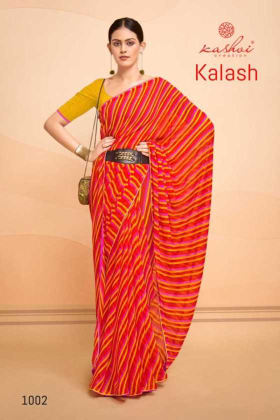 KASHVI-CREATION-KALASH-GEORGETTE-LEHARIYA-BEAUTIFUL-SAREE-CATALOGUE-8