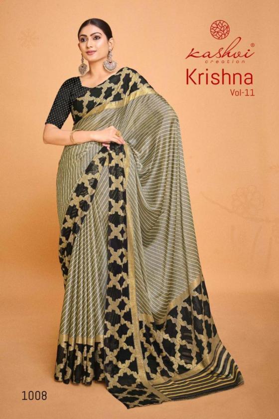 KASHVI-CREATION-KRISHNA-VOL-11-CHIFFON-BRASSO-FOIL-SAREE-CATLOG-6