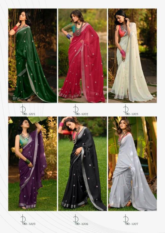 KASHVI-CREATION-MALIKA-VOL-02-PURE-LINEN-WITH-EMBROIDERY-WORK-PREMIUM-SAREE-CATLOG-1