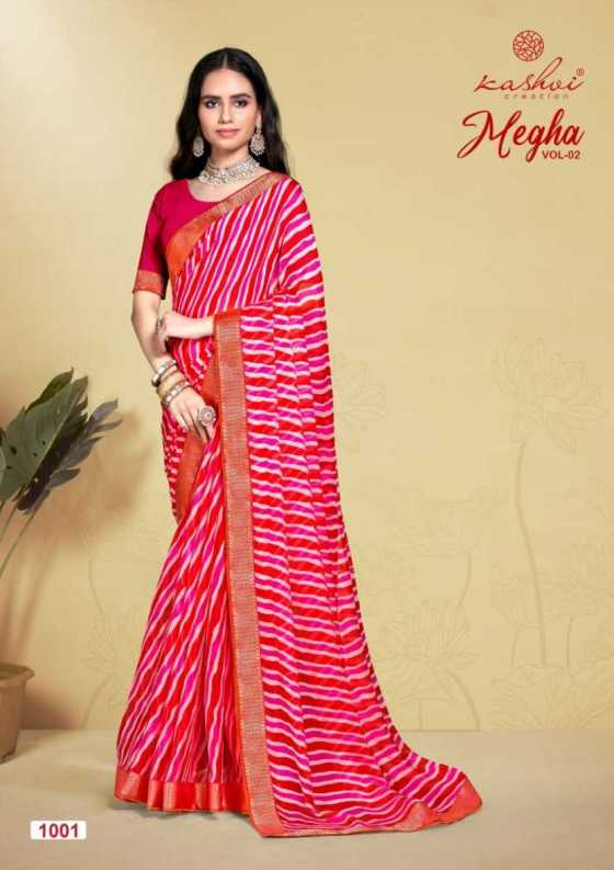 KASHVI-CREATION-MEGHA-VOL-2-CHIFFON-SAREE-CATALOGUE-8