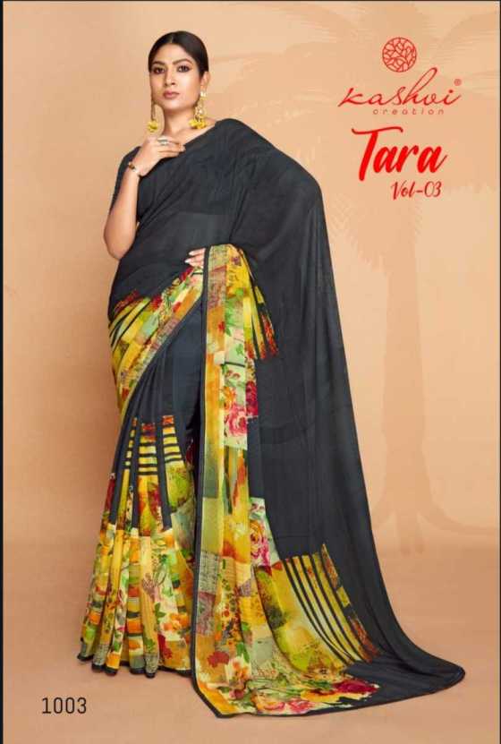 KASHVI-CREATION-TARA-VOL-3-WEIGHTLESS-WITH-AWAROSKI-LACE-8-PCS-BEAUTIFUL-SAREE-CATALOGUE-7