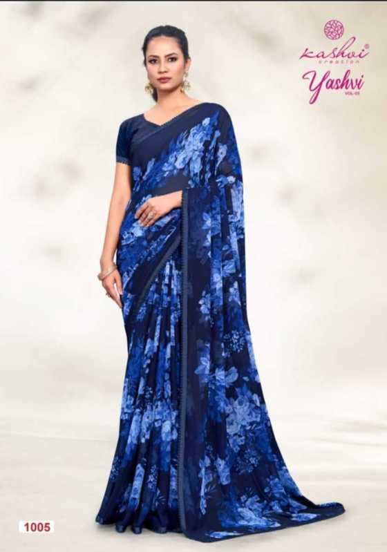 KASHVI-CREATION-YASHVI-VOL-3-GEORGETTE-8PCS-BEAUTIFUL-SAREE-CATALOGUE-4