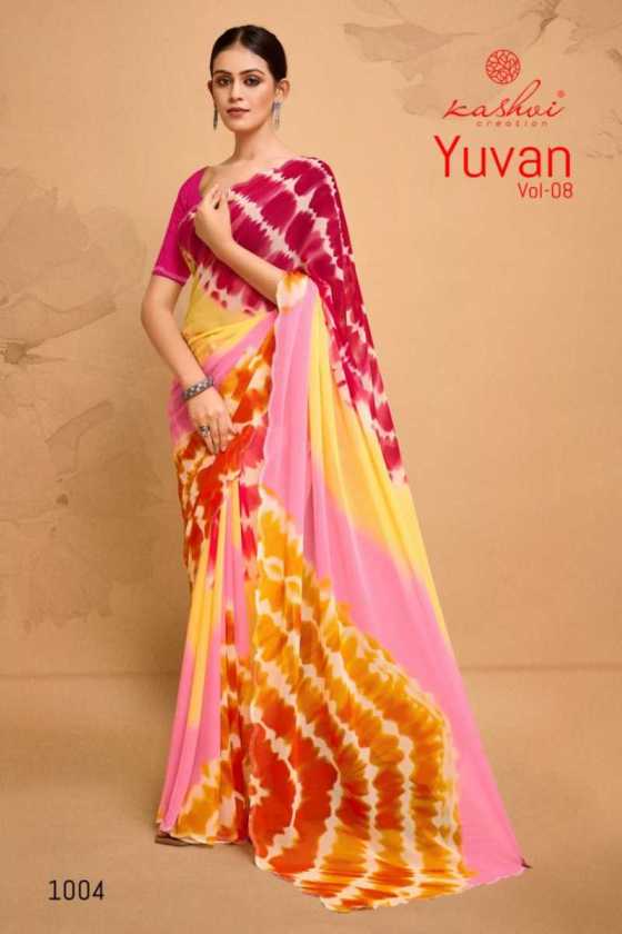 KASHVI-CREATION-YUVAN-VOL-8-GEORGETTE-SAREES-CATALOGUE-6