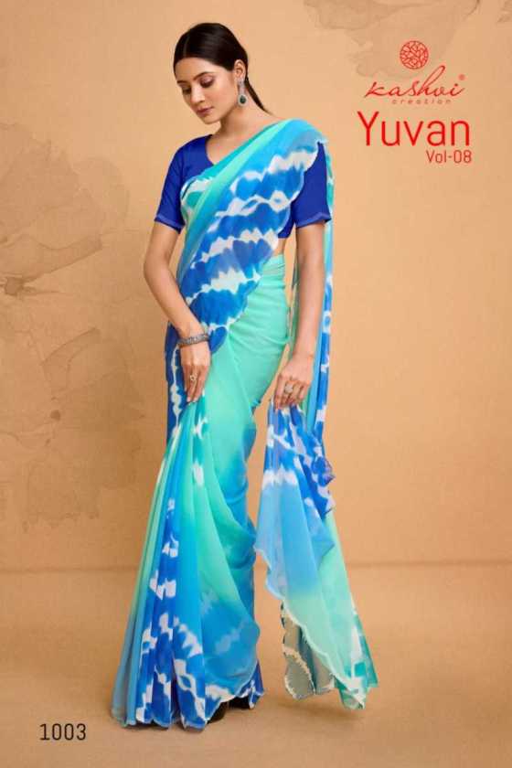 KASHVI-CREATION-YUVAN-VOL-8-GEORGETTE-SAREES-CATALOGUE-7