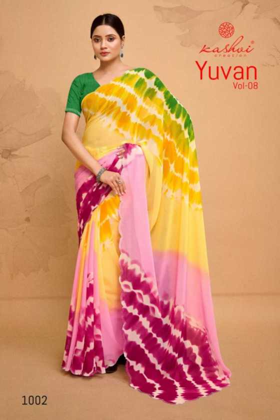 KASHVI-CREATION-YUVAN-VOL-8-GEORGETTE-SAREES-CATALOGUE-8