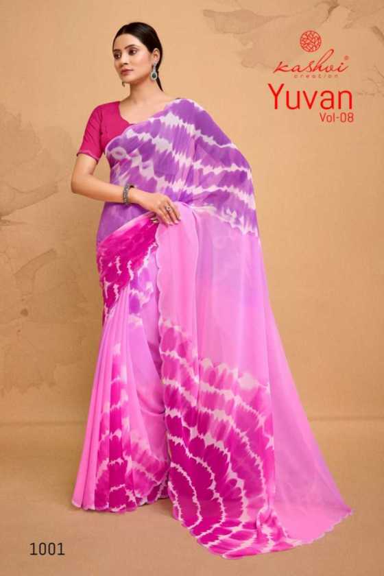 KASHVI-CREATION-YUVAN-VOL-8-GEORGETTE-SAREES-CATALOGUE-9