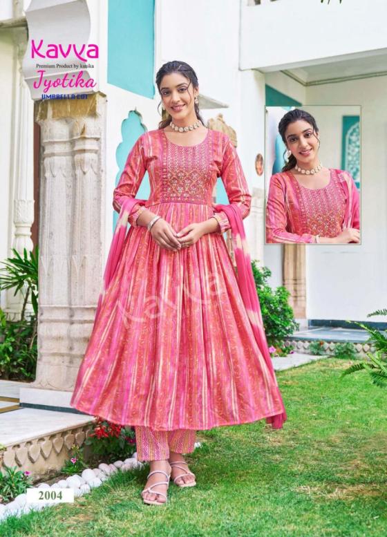 KAVAYA-JYOTICA-VOL-2-UMBRELLA-CUT-CAPSULE-FOIL-PRINT-TOP-AND-CAPSULE-PRINT-BOTTOM-WITH-NAZLEEN-CHIFFON-DUPATTA-AND-EMBROIDERY-ON-NECK-KURTI-CATALOGUE-2