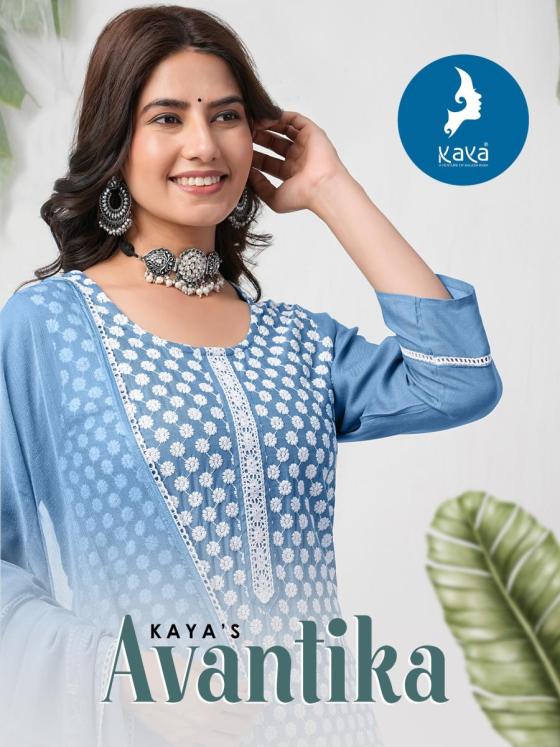 KAVYA-KURTI-AVANTIKA-REYON-CHICKEN-WORK-3-PIECE-STRAIGHT-CUT-KURTI-CATALOGUE-3