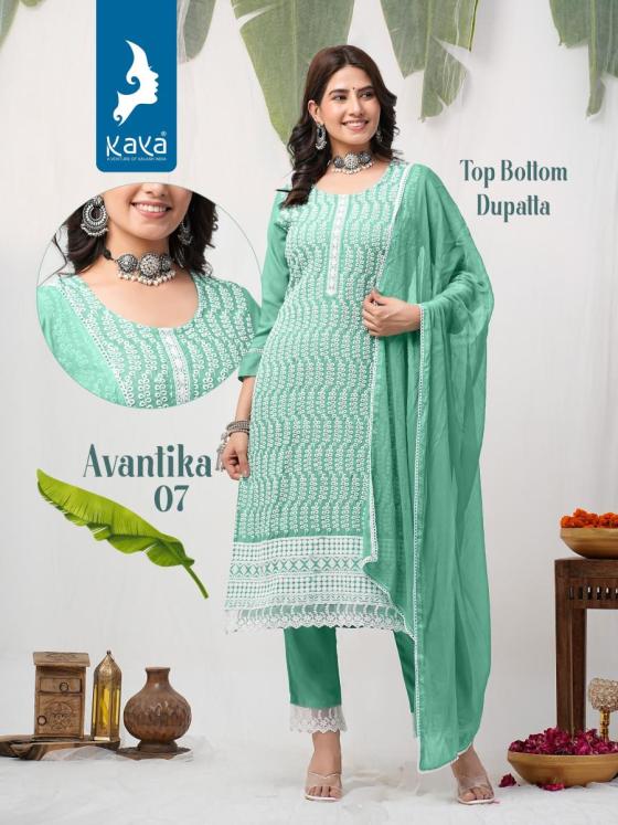 KAVYA-KURTI-AVANTIKA-REYON-CHICKEN-WORK-3-PIECE-STRAIGHT-CUT-KURTI-CATALOGUE-5