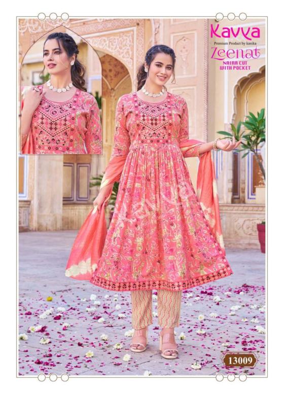 KAVYA-ZEENAT-NAYRA-CUT-CAPSULE-FOI-PRINT-TOP-AND-PRINT-BOTTOM-WITH-CHANDERI-SEQUENCE-DUPATTA-BEAUTIFUL-KURTI-PANT-DUPATTA-CATLOG-13