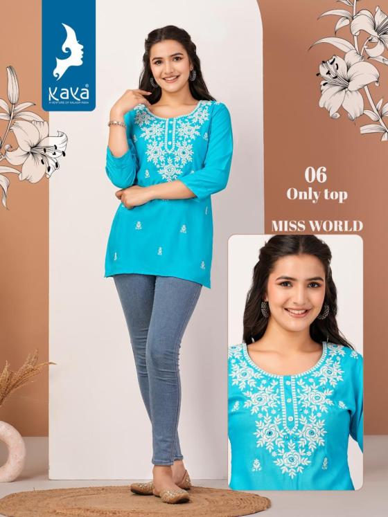 KAYA-KURTI-MISS-WORLD-REYON-WITH-WORK-KURTI-TOP-CATALOGUE-1