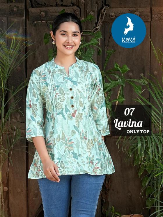 KAYA-KURTIS-LAVINA-CHANDERI-MODAL-PRINT-WITH-FOIL-BEAUTIFUL-KURTI-TOPS-CATALOGUE-1