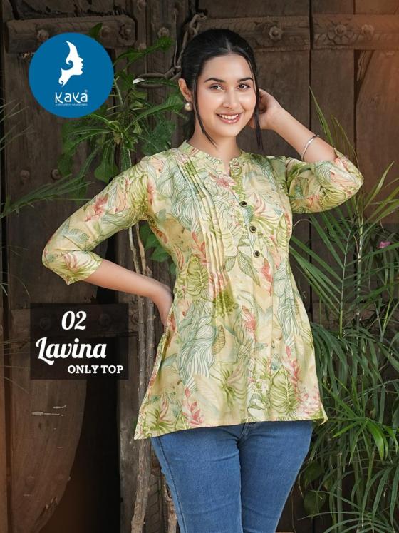 KAYA-KURTIS-LAVINA-CHANDERI-MODAL-PRINT-WITH-FOIL-BEAUTIFUL-KURTI-TOPS-CATALOGUE-2