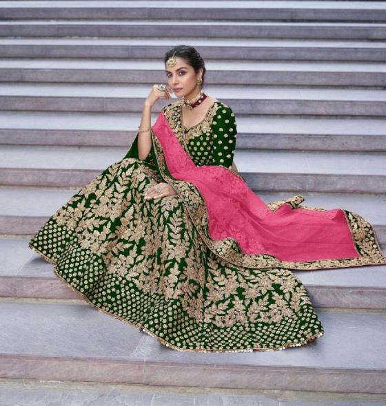 KB-BOUTIQUE-COLLECTION-9000-MARKABLE-VELVET-BEAUTIFUL-EMBROIDERY-WORK-FANCY-DORI-WORK-BEYTIFUL-LEHENGA-CATLOG-2