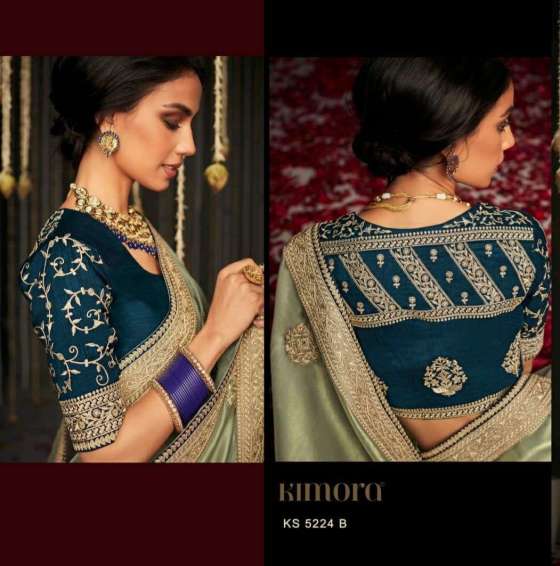 KIMORA-KAJAL-5224-HITS-SERIES-5224-TO-5224D-SOFTTISSUE-ORGANZA-SILK-WITH-EMBROIDERY-WORK-STITCHED-BORDER-UNIQUE-LATKANS-WITH-ART-SILK-HEAVY-WORK-BLOUSE-SAREE-CATALOGUE-10