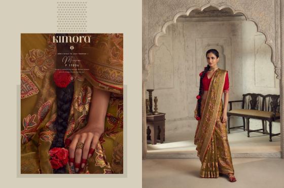 KIMORA-MEERA-PREMIUM-VOL-13-SERIES-17001-TO17011-SOFT-BRASSO-ORGANZA-WITH-BEAUTIFUL-PRINTED-SAREE-AND-PIPING-WORK-OR-TUSSLES-ON-PALLU-WITH-HEAVY-EBD-WORK-BLOUSE-CATALOGUE-13