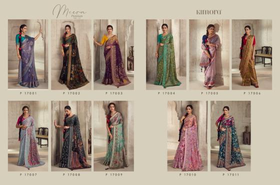 KIMORA-MEERA-PREMIUM-VOL-13-SERIES-17001-TO17011-SOFT-BRASSO-ORGANZA-WITH-BEAUTIFUL-PRINTED-SAREE-AND-PIPING-WORK-OR-TUSSLES-ON-PALLU-WITH-HEAVY-EBD-WORK-BLOUSE-CATALOGUE-4