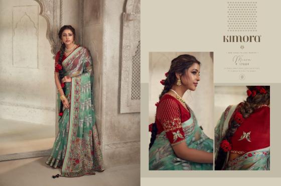 KIMORA-MEERA-PREMIUM-VOL-13-SERIES-17001-TO17011-SOFT-BRASSO-ORGANZA-WITH-BEAUTIFUL-PRINTED-SAREE-AND-PIPING-WORK-OR-TUSSLES-ON-PALLU-WITH-HEAVY-EBD-WORK-BLOUSE-CATALOGUE-7