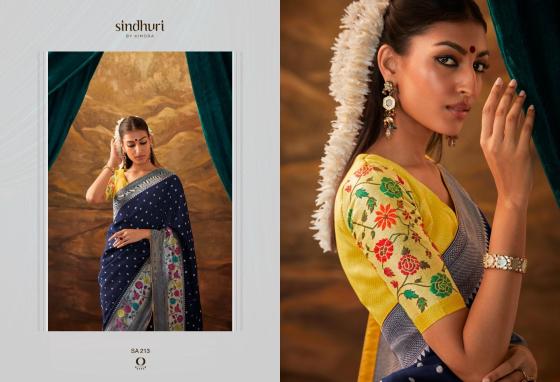 KIMORA-SINDHURI-SAKHI-SERIES-206-TO-214-PAITHANI-BANARASI-MUNGA-SILK-SAREE-CATALOGUE-9