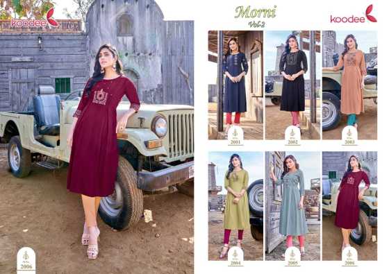 KOODEE-MORNI-VOL-2-HEAVY-RAYON-DOBBY-HANDWORK-EMBROPIDERY-KHATLIWORK-BEAUTIFUL-KURTI-CATALOGUE-6